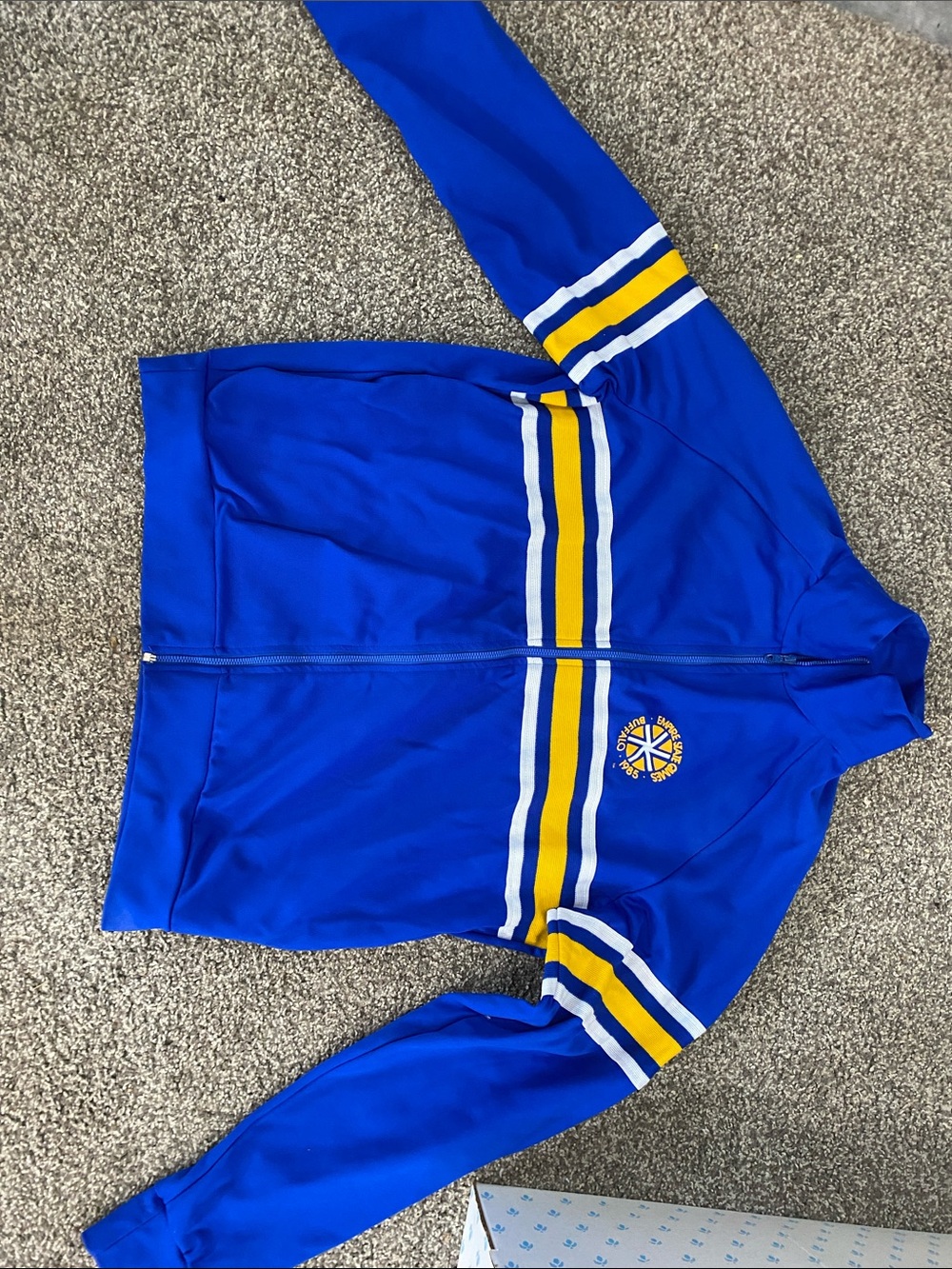 Vintage 1985 Empire State games track jacket